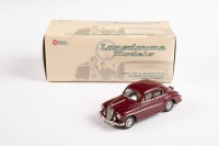 WOLSELEY: A Lansdowne Models 1:43 scale 1957 Wolseley 15/50 in maroon paintwork in original box