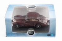 HEALEY: An Oxford Diecast 1:43 scale 1953 Austin Tickford Monte Carlo Rallye car in maroon in original box