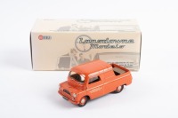 BEDFORD: A Lansdowne Models 1:43 scale 1960 Bedford CA canopy pick-up in burnt orange paintwork in original box