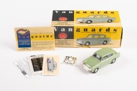 FORD: A Vanguards 1:43 scale Ford Anglia in pale green paintwork in original box