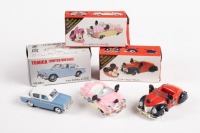 TOMY: Three small scale models by Japanese manufacturer Tomy in original boxes