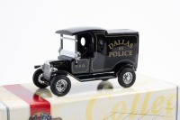 FORD: Two Matchbox Collectibles 1:43 scale early Ford police vehicle models in original boxes - 2