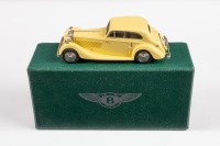 BENTLEY: A Brooklin Models 1:43 scale 1936 Bentley 4.5 Litre Fixed Head Coupe in yellow