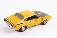 CHRYSLER: A Biante Autoart 1:18 scale 1972 Chrysler VH Valiant Charger E49 in yellow with black inserts in original box - 3
