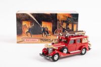 FIRE WAGON: A Matchbox Collectibles 1933 Cadillac fire wagon fire engine model, part of the international fire engine collection, model number YFE03