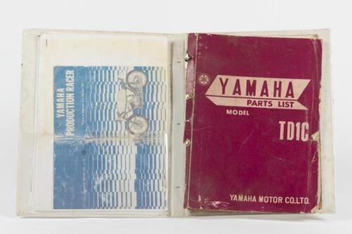 YAMAHA: An original Yamaha Parts List Model TD1C, first edition Dec., 1967