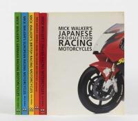 MICK WALKER: Six publications by Mick Walker. British, German, Italian Motorcycle books