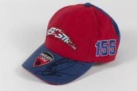 BOSTROM: A Ducati Corse cap signed by Ben Bostrom