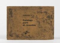 LAMBRETTA: An original Lambretta 150 d Parts Catalog