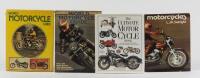 MOTOR CYCLES: Four hardcover books detailing motor cycles. 'motorcycles' by L.J.K.Setright