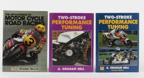 MOTOR CYCLE RACING/TUNING: Three books detailing motor cycle road racing and performance tuning