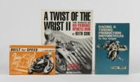 MOTOR CYCLE RACING: Three publications covering motor cycle racing and tuning