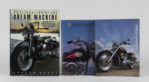 HARLEY-DAVIDSON: Three publications detailing Harley-Davidson's. Harley-Davidson Genuine Motor Accessories And Genuine Motor Parts Catalogues