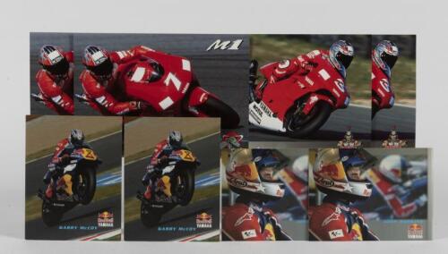 YAMAHA: A collection of Yamaha postcards. Biaggi/Checa postcards