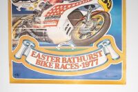 BATHURST 1977: An original poster for 'Easter Bathurst Bike Races 1977' 90cm high, 60cm wide - 2