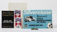 SILVERSTONE PRESS KITS: Two Press Kits - 'Marlboro BRM Silverstone 1973', 1977 'Silverstone World Manufacturers Six Hours'