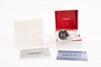 SEIKO: A c2006 Formula One Honda Racing Team Seiko Sportura 45mm chronograph watch, as new with box and manuals [SALEROOM NOTICE]