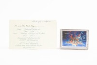 PETER BROCK: A rare and original 1986/1987 Peter Brock 'Energy Polarizer' as created by Brock and Eric Dowker, along with an invitation card to the launch of the VL 'Director' inscribed to Mr and Mrs Mark Higgins