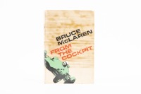 BRUCE McLAREN: An autobiography by Bruce McLaren titled 'From the Cockpit', 1964