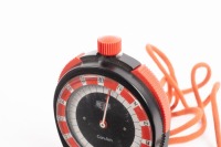 HEUER: A c1973-1975 Heuer 'Can-Am' Sports timer stop watch paying homage to the Canadian-American Challenge Cup, within original box, marked Ref. No.136 - 2