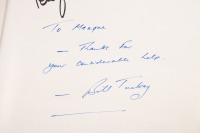 BATHURST 82/83: A hardcover James Hardie 1000 1982/83 yearbook by Bill Tuckey, signed to inside cover page by Peter Brock and personally signed and inscribed by Bill Tuckey - 2