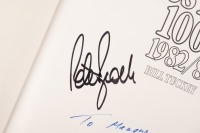 BATHURST 82/83: A hardcover James Hardie 1000 1982/83 yearbook by Bill Tuckey, signed to inside cover page by Peter Brock and personally signed and inscribed by Bill Tuckey - 3