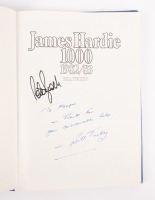BATHURST 82/83: A hardcover James Hardie 1000 1982/83 yearbook by Bill Tuckey, signed to inside cover page by Peter Brock and personally signed and inscribed by Bill Tuckey - 4