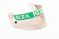 FRANCHITTI: An excellent race worn and signed Indy 300 team Kool Green visor, signed by Dario Franchitti, inscribed 'Surfers 99' Gold Coast, Franchitti won this particular race - 2
