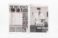 FORMULA ONE: Two&nbsp;issues of 'The Red Bulletin' F1 newspaper, including&nbsp;Issue No.65 2006 signed by Jenson Button to front cover and one other, each covering the Australian GP - 3