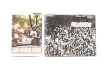 FANGIO: Two hardcover books on Juan Manuel Fangio, including 'Fangio' edited by Denis Jenkinson, signed by Fangio to inside cover page, along with 'Juan Manuel Fangio' biography by Gunther Molter