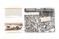 FANGIO: Two hardcover books on Juan Manuel Fangio, including 'Fangio' edited by Denis Jenkinson, signed by Fangio to inside cover page, along with 'Juan Manuel Fangio' biography by Gunther Molter - 2