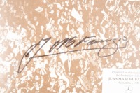 FANGIO: Two hardcover books on Juan Manuel Fangio, including 'Fangio' edited by Denis Jenkinson, signed by Fangio to inside cover page, along with 'Juan Manuel Fangio' biography by Gunther Molter - 3