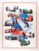TRIBUTE TO THE CHAMPIONS: Two items related to the 'Tribute to the Champions' Sandown 1982, including the souvenir book and official programme along with a large poster - 3
