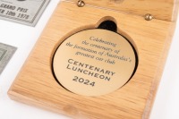 PLAQUES: Two 'Competitor' plaques from Sandown, including Golden Jubilee Grand Prix 1978, Vintage & Historic Races 1979, along with Light Car Club of Australia centenary commemorative keepsake - 4