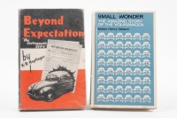 VOLKSWAGEN: Two hardcover books on Volkswagen, including 'Beyond Expectation - The Volkswagen Story' by K.B.Hopfinger with 'Small Wonder - The Amazing Story of the Volkswagen' by Walter Henry Nelson