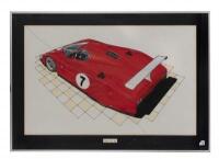 TIGA: Two Tiga Racing Car Pictures and small model car - 3