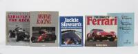MOTOR RACING/MOTORING: A collection of various hardcover books detailing racing history and general motoring