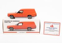 HOLDEN: A Biante Autoart 1:18 scale Holden HX Sandman panel van in red paintwork, limited edition, numbered 514 of 2802, in original box [Updated Photos]
