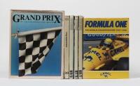FORMULA 1: A group of Formula 1 hardcover books. Autocourse