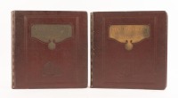GM: Two 'Manufacturing Standards - Materials And Processes' part 1 & 2 leather bound books
