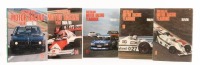 MOTOR RACING YEARBOOKS: Five assorted annual 'Motor Racing Yearbook' from the years 1979-1986