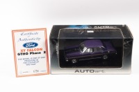 FORD FALCON XY: A 1:43 scale Autoart model of a XY Ford Falcon GTHO Wild Violet