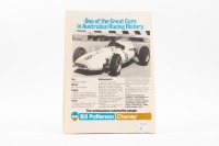 1978 HANG TEN 400: An official Program from the 1978 Hang Ten 400 of 10 September 1978 held at Sandown, program has autographs of Juan Manuel Fangio, Sir Jack Brabham and then Prime Minister, Malcolm Fraser - 2