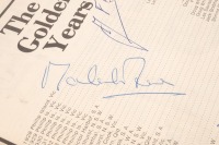 1978 HANG TEN 400: An official Program from the 1978 Hang Ten 400 of 10 September 1978 held at Sandown, program has autographs of Juan Manuel Fangio, Sir Jack Brabham and then Prime Minister, Malcolm Fraser - 5