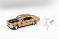 TRAX: A Trax, 1:24 scale, Ford Falcon XW GTHO Phase II in Grecian gold