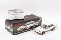 COMMODORE: A 1:18 scale Biante Holden VK Commodore as raced by Allan Grice/Graeme Bailey in 1986 ETCC, round 2 Donington Park, #27 with box and COA numbered 162/500