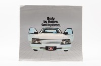 HDT VK: A 'Body By Holden. Soul By Brock' large three page fold out brochure. Rare