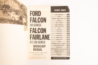 FALCON/FAIRLANE: A large softcover 'Falcon Fairlane - XR, XT, ZB Series' workshop manual by ford - 4