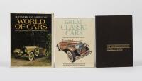 CLASSIC CARS: Three hardcover books detailing Classic Cars