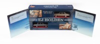 HOLDEN: A TRAX 40th Anniversary box set of the Holden EJ featuring a pair of 1:43 scale models